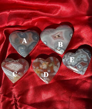 Load image into Gallery viewer, Swazi Agate Hearts
