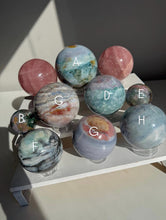 Load image into Gallery viewer, Pastel Sea Jasper Spheres 3248 3249
