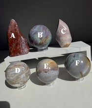 Load image into Gallery viewer, Sea Jasper Spheres and Flames
