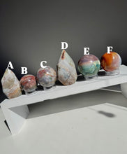 Load image into Gallery viewer, Sea Jasper Spheres and Flames
