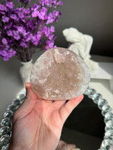 Load image into Gallery viewer, pink Rainbow amethyst geode 3287
