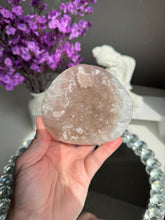 Load image into Gallery viewer, pink Rainbow amethyst geode 3287
