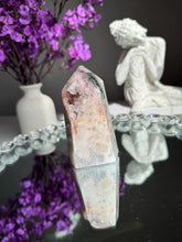 Load image into Gallery viewer, Flowery Pink amethyst tower 3308
