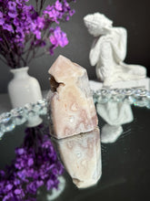 Load image into Gallery viewer, Yellow Pink amethyst tower with amethyst 3309
