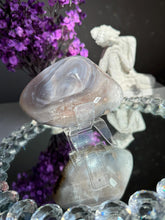 Load image into Gallery viewer, pink Rainbow sugar amethyst geode 3286
