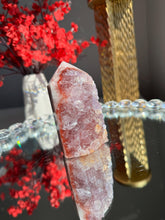 Load image into Gallery viewer, Natural Pink Amethyst Tower, Druzy Crystal Decor, Brazilian Quartz Healing Stone 3309
