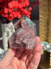 Load image into Gallery viewer, Natural Pink Amethyst Tower, Druzy Crystal Decor, Brazilian Quartz Healing Stone 3311
