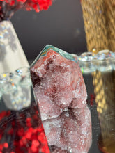 Load image into Gallery viewer, Natural Pink Amethyst Tower, Druzy Crystal Decor, Brazilian Quartz Healing Stone 3311
