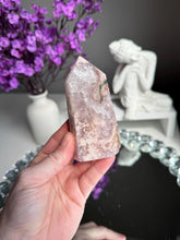 Load image into Gallery viewer, Pink amethyst tower with jasper 3310
