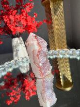 Load image into Gallery viewer, Natural Pink Amethyst Tower, Druzy Crystal Decor, Brazilian Quartz Healing Stone 3309
