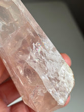 Load image into Gallery viewer, Brazilian Rose Quartz Tower Stone for Love Heart Chakra and Spiritual Healing 3337F
