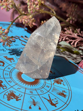 Load image into Gallery viewer, Brazilian Rose Quartz Tower Stone for Love Heart Chakra and Spiritual Healing 3337F
