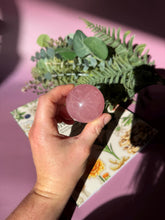 Load image into Gallery viewer, Brazilian Rose Quartz Tower Stone for Love Heart Chakra and Spiritual Healing 3313 A
