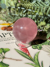 Load image into Gallery viewer, Brazilian Rose Quartz Sphere with Asterism Stone for Love Heart Chakra and Spiritual Healing 3313 F

