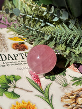 Load image into Gallery viewer, Brazilian Rose Quartz Sphere with Asterism Stone for Love Heart Chakra and Spiritual Healing 3312 G
