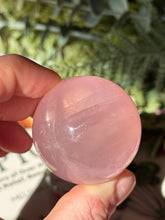 Load image into Gallery viewer, Brazilian Rose Quartz Sphere with Asterism Stone for Love Heart Chakra and Spiritual Healing 3314 K
