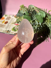 Load image into Gallery viewer, Rose Quartz Egg with Asterism Stone for Love Heart Chakra and Spiritual Healing 3326 E
