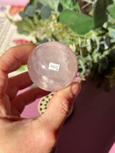 Load image into Gallery viewer, Rose Quartz Egg with Asterism Stone for Love Heart Chakra and Spiritual Healing 3327 A
