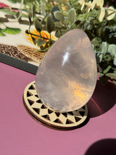 Load image into Gallery viewer, Rose Quartz Egg with Asterism: Love Heart Chakra Healing Crystal Decor 3328 G

