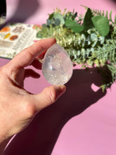 Load image into Gallery viewer, Rose Quartz Egg with Asterism Stone for Love Heart Chakra and Spiritual Healing 3328 D
