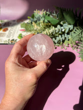 Load image into Gallery viewer, Rose Quartz Sphere with Asterism Stone for Love Heart Chakra and Spiritual Healing 3326 B
