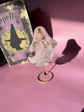 Load image into Gallery viewer, Druzy Pink Amethyst Ghost Crystal Pink Amethyst Geode Tower High Quality Crystal for Healing Energy Balance and Home Decor 3219
