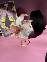 Load image into Gallery viewer, Druzy Pink Amethyst Pumpkin Crystal Pink Amethyst Geode Tower High Quality Crystal for Healing Energy Balance and Home Decor 3218
