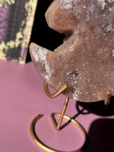 Load image into Gallery viewer, Druzy Pink Amethyst Ghost Crystal Pink Amethyst Geode Tower High Quality Crystal for Healing Energy Balance and Home Decor 3218
