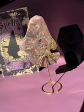Load image into Gallery viewer, Druzy Pink Amethyst Ghost Crystal Pink Amethyst Geode Tower High Quality Crystal for Healing Energy Balance and Home Decor 3218
