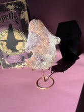 Load image into Gallery viewer, Druzy Pink Amethyst Ghost Crystal Pink Amethyst Geode Tower High Quality Crystal for Healing Energy Balance and Home Decor 3217
