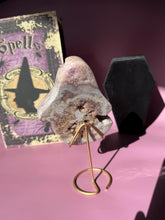 Load image into Gallery viewer, Druzy Pink Amethyst Ghost Crystal Pink Amethyst Geode Tower High Quality Crystal for Healing Energy Balance and Home Decor 3218
