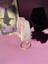 Load image into Gallery viewer, Druzy Pink Amethyst Bat Crystal Pink Amethyst Geode Tower High Quality Crystal for Healing Energy Balance and Home Decor 3217

