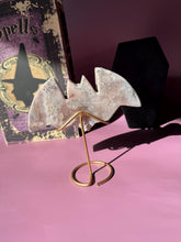 Load image into Gallery viewer, Druzy Pink Amethyst Bat Crystal Pink Amethyst Geode Tower High Quality Crystal for Healing Energy Balance and Home Decor 3218
