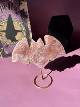 Load image into Gallery viewer, Druzy Pink Amethyst Bat Crystal Pink Amethyst Geode Tower High Quality Crystal for Healing Energy Balance and Home Decor 3218
