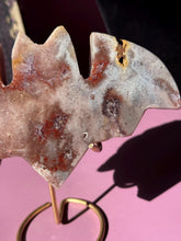 Load image into Gallery viewer, Druzy Pink Amethyst Bat Crystal Pink Amethyst Geode Tower High Quality Crystal for Healing Energy Balance and Home Decor 3218
