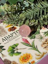 Load image into Gallery viewer, Brazilian Rose Quartz Sphere with Asterism Stone for Love Heart Chakra and Spiritual Healing 3314 O
