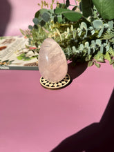 Load image into Gallery viewer, Rose Quartz Egg with Asterism Stone for Love Heart Chakra and Spiritual Healing 3327 A
