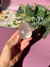 Load image into Gallery viewer, Rose Quartz Egg with Asterism: Love Heart Chakra Healing Crystal Decor 3327 F

