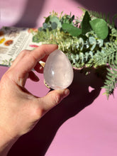 Load image into Gallery viewer, Rose Quartz Egg with Asterism Stone for Love Heart Chakra and Spiritual Healing 3328 I
