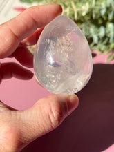 Load image into Gallery viewer, Rose Quartz Egg with Asterism Stone for Love Heart Chakra and Spiritual Healing 3328 D
