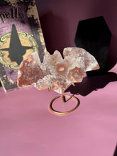 Load image into Gallery viewer, Druzy Pink Amethyst Bat Crystal Pink Amethyst Geode Tower High Quality Crystal for Healing Energy Balance and Home Decor 3218
