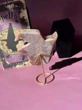 Load image into Gallery viewer, Druzy Pink Amethyst Pumpkin Crystal Pink Amethyst Geode Tower High Quality Crystal for Healing Energy Balance and Home Decor 3218
