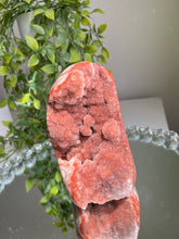 Load image into Gallery viewer, Red amethyst jasper cut base
