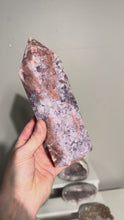 Load and play video in Gallery viewer, Red pink amethyst tower with amethyst 2907
