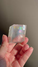 Load and play video in Gallery viewer, Pink druzy rainbow Amethyst geode   2483
