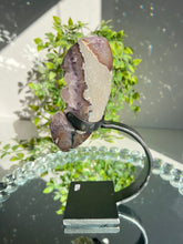 Load image into Gallery viewer, Pink sugar amethyst geode   sugar druzy amethyst 1150
