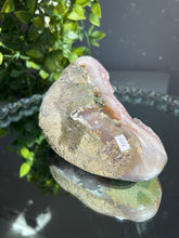Load image into Gallery viewer, Pink banded Amethyst geode   2073
