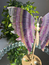 Load image into Gallery viewer, fluorite butterfly wings     2125
