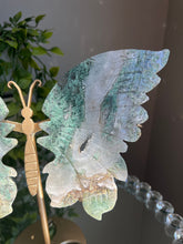 Load image into Gallery viewer, Moss agate butterfly wings     2125
