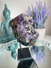 Load image into Gallery viewer, Amethyst with stalactites and calcite   2301
